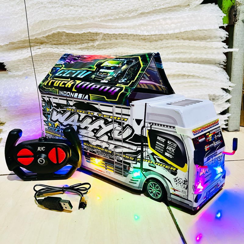 RETATARU. MINIATUR TRUK OLENG REMOT CONTROL BATU CAS,MAINAN TRUK OLENG REMOT BISA COSTUM FOTO DAN