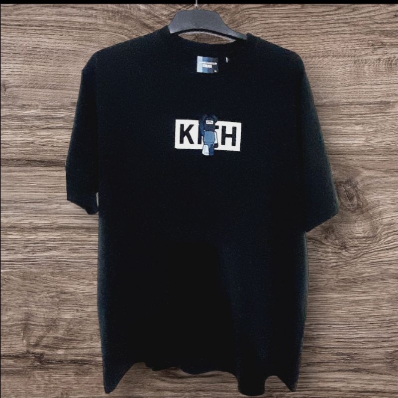 Kaos Bearbrick KITH Logotee black