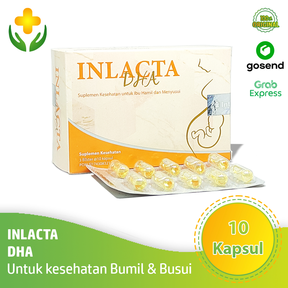 Inlacta DHA 10 Kapsul - Suplemen Kesehatan Ibu Hamil