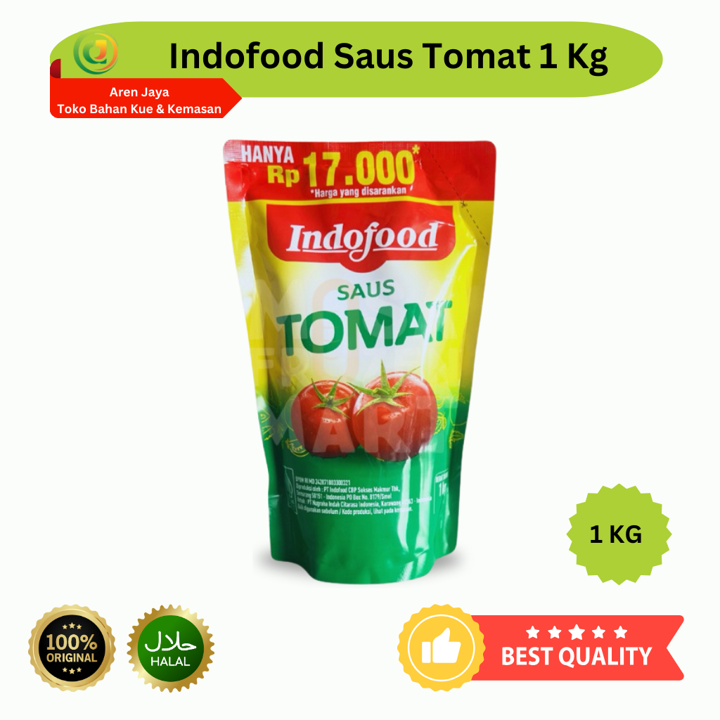 

Indofood Saus Tomat Pouch 1 Kg Original