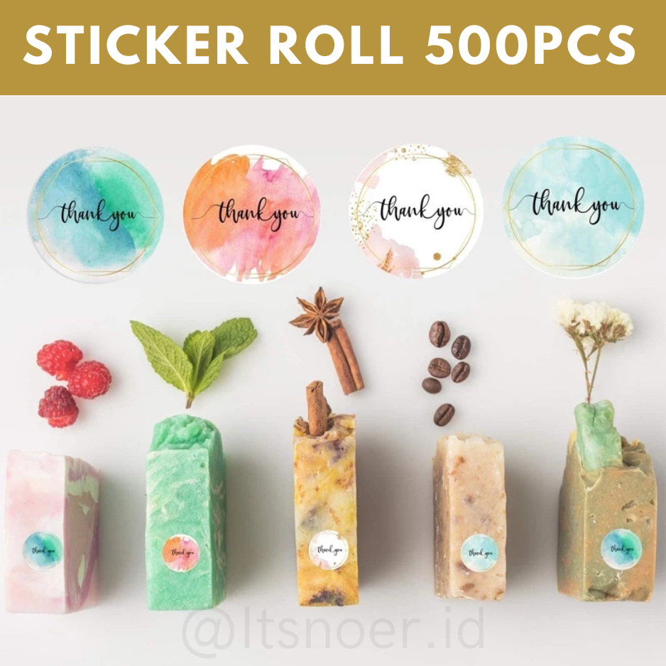 

Sticker Thank You Roll isi 500pcs