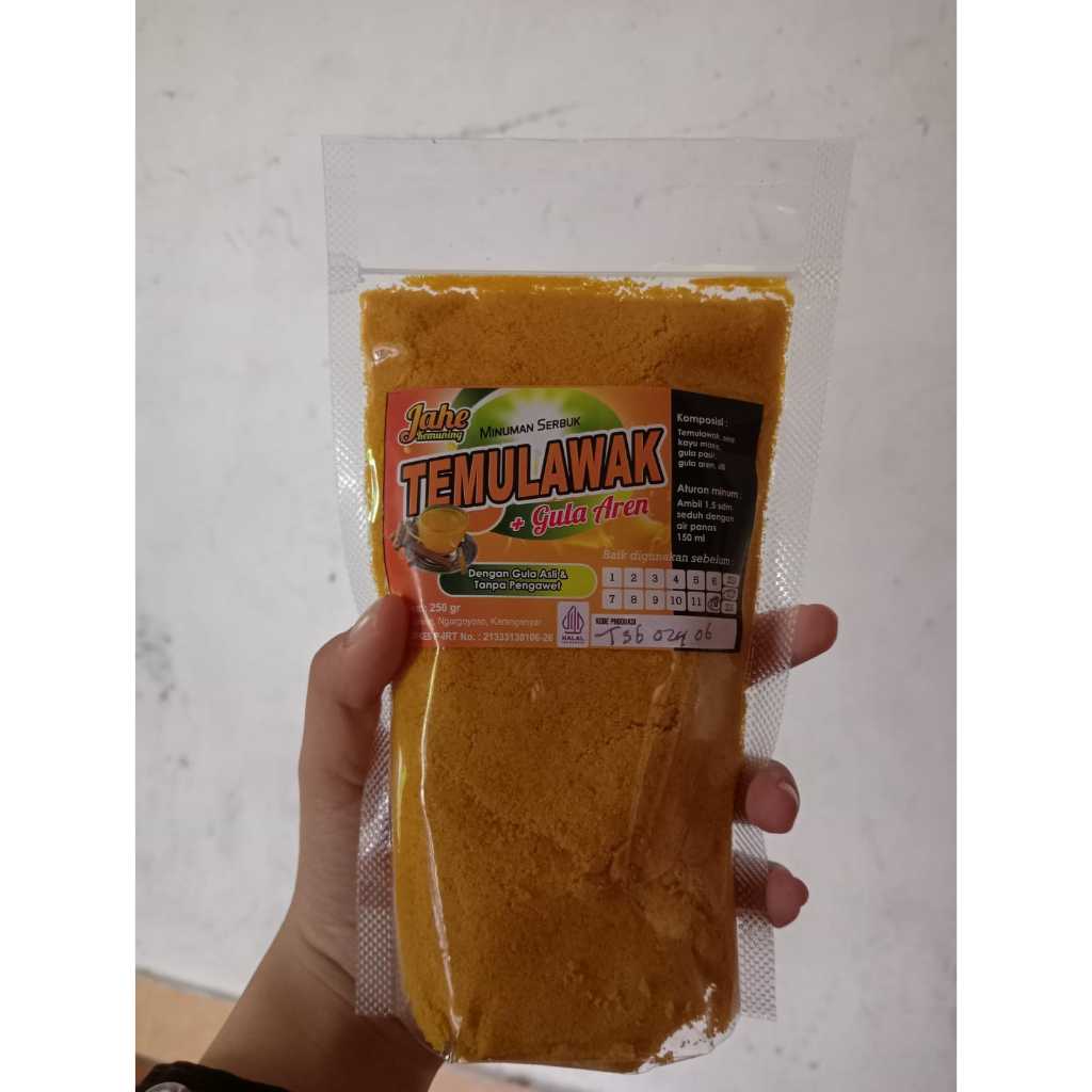 

Minuman Tradisional Temulawak Jahe Kemuning – Gula Aren Serbuk Herbal 250gr