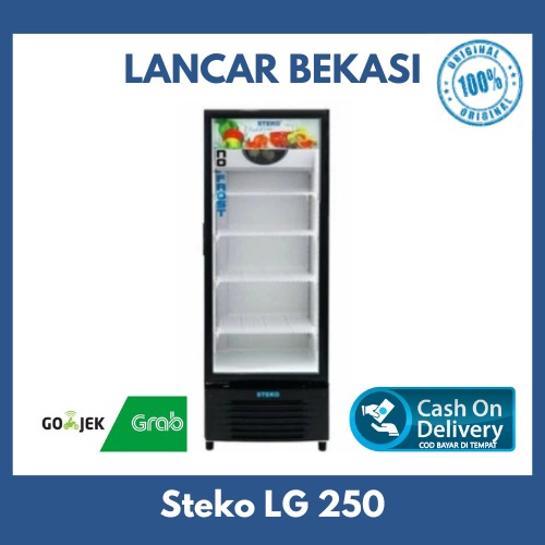 STEKO LG 250 4 Rak Showcase Lemari Pendingin No Frost - GARANSI RESMI