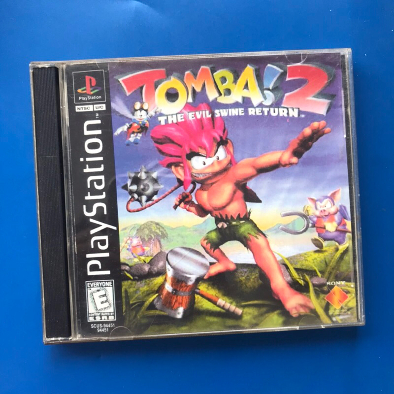 Tomba 2 PS1 kaset kopab cd game ps 1 one