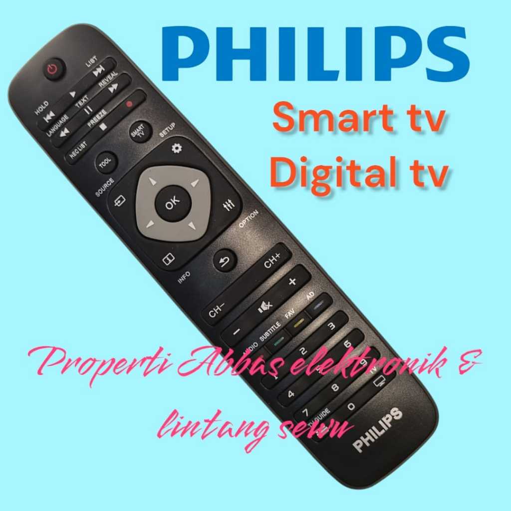 Remote Tv Philips Smart Tv Android Tv Digital Tv Remot Pengganti TV Pilip Philips Pilips