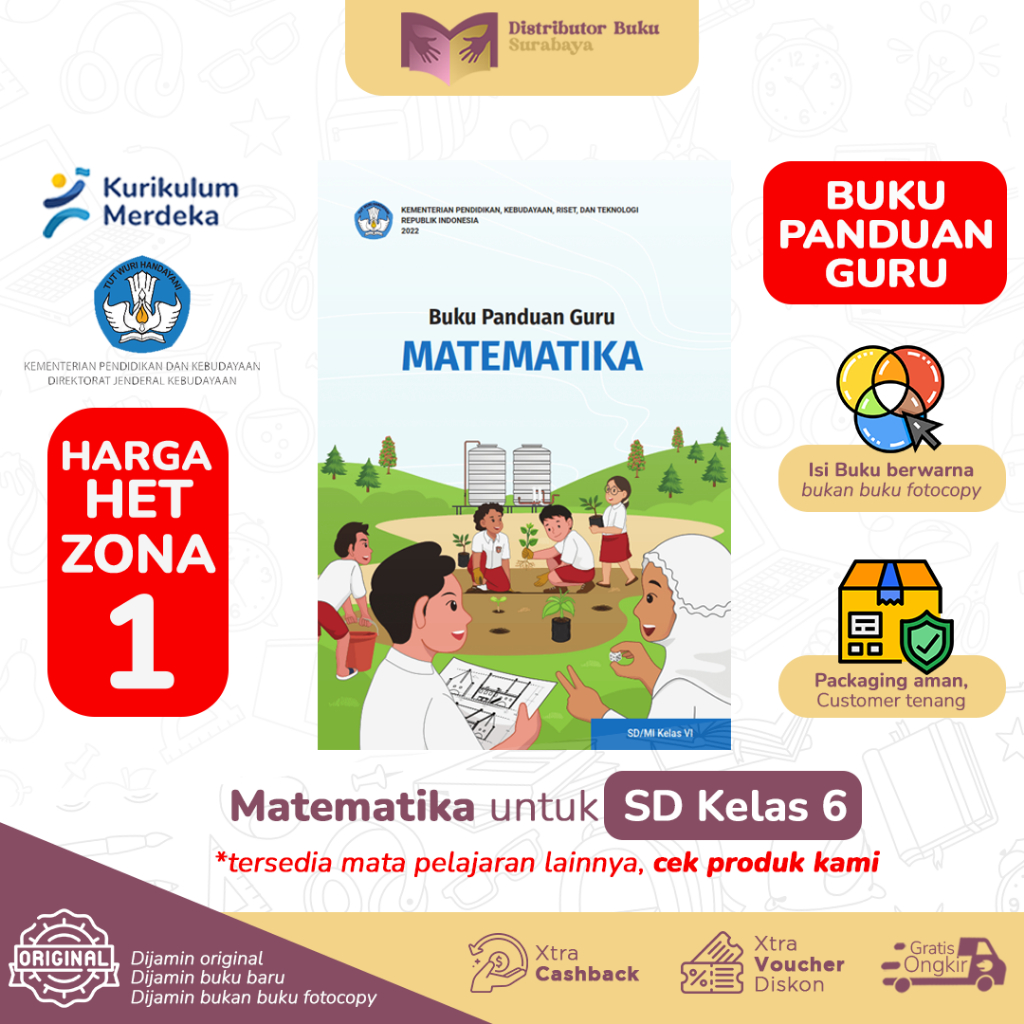 Buku Panduan Guru Matematika Kelas 6 SD - Kurikulum Merdeka