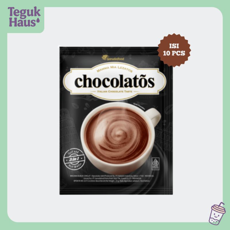 

Chocolatos Drink 3 Varian Renceng (10 Sachet @27g)