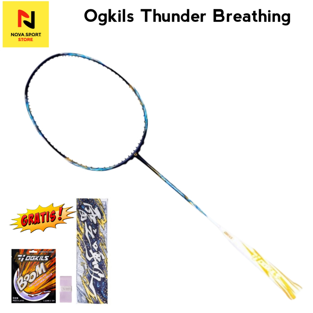 Ogkils Raket Badminton Thunder Breathing