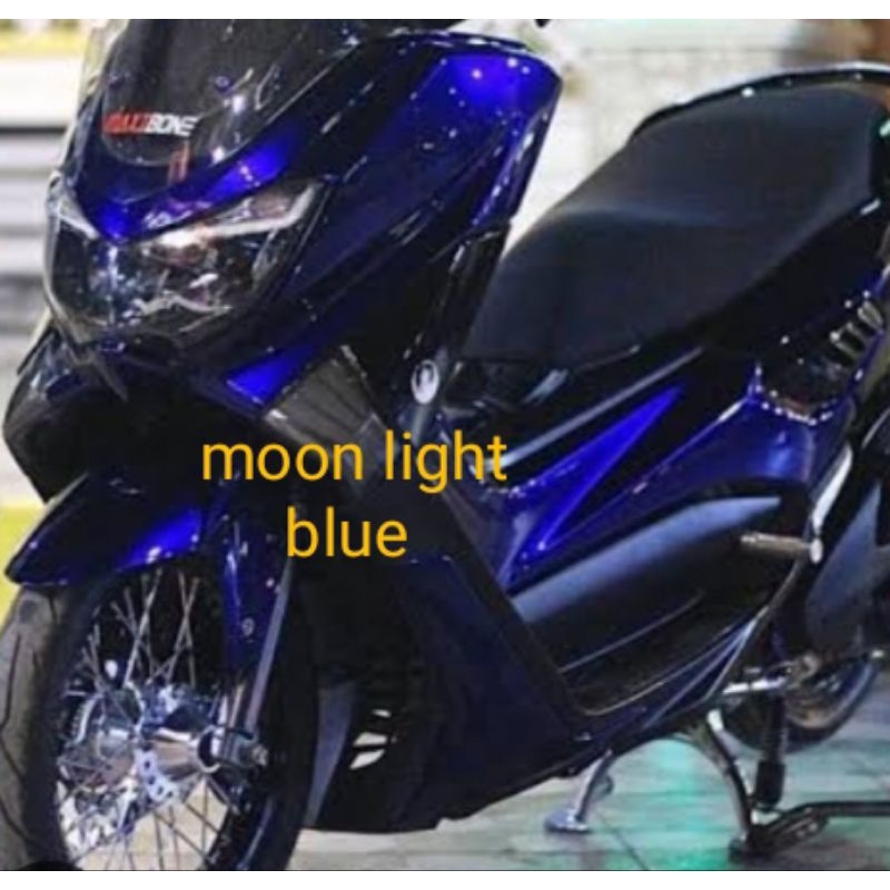 cat duco moonlight blue pu base coat cat custom motor mobil