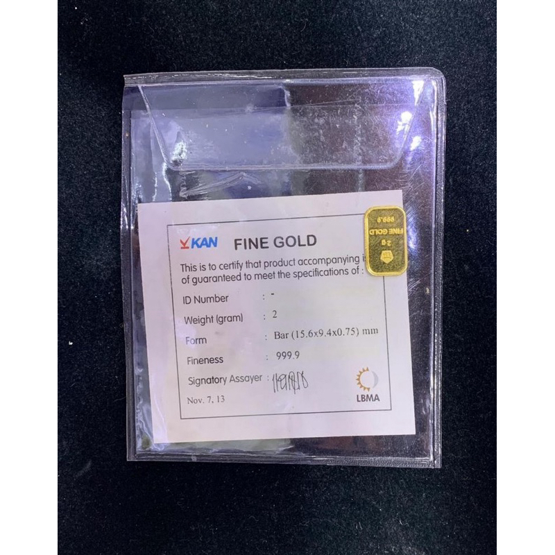 Logam Mulia Antam 2 Gram Classic / Retro Portrait - Landscape