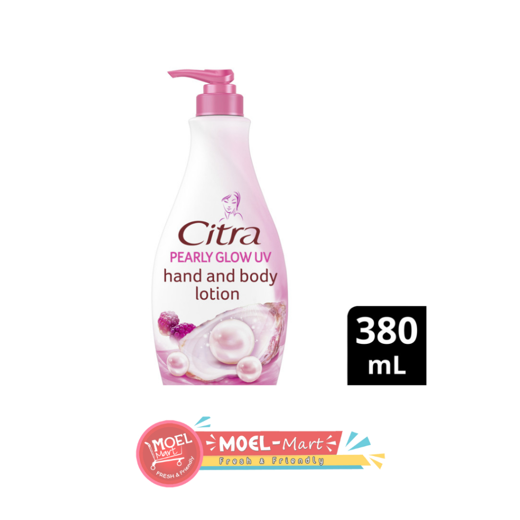 CITRA HAND BODY LOTION PEARLY RADIANT UV 380ML