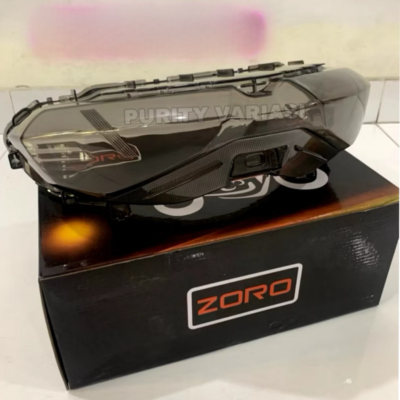 Mika Smoke Riben Cover Tutup Stoplamp Motor Nmax New Cover Lampu Belakang Nmax 2020-2023