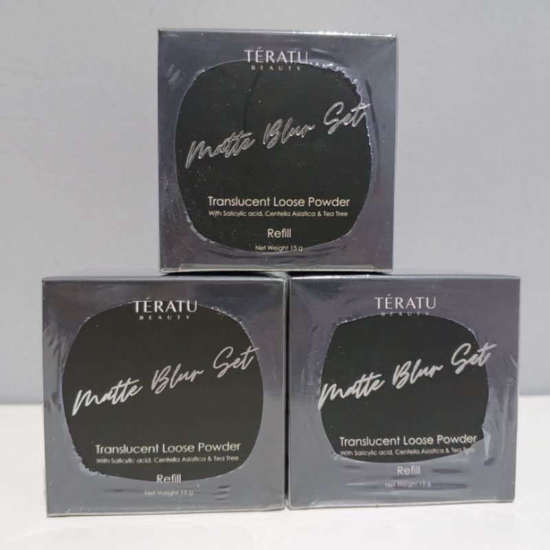 Teratu Translucent Loose Powder REFILL 15g