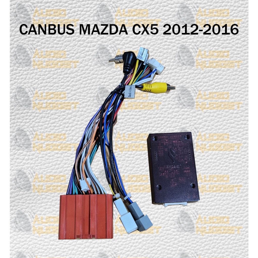 Modul kabel socket remot stir canbus android Mazda CX5 CX-5 2012 - 2015