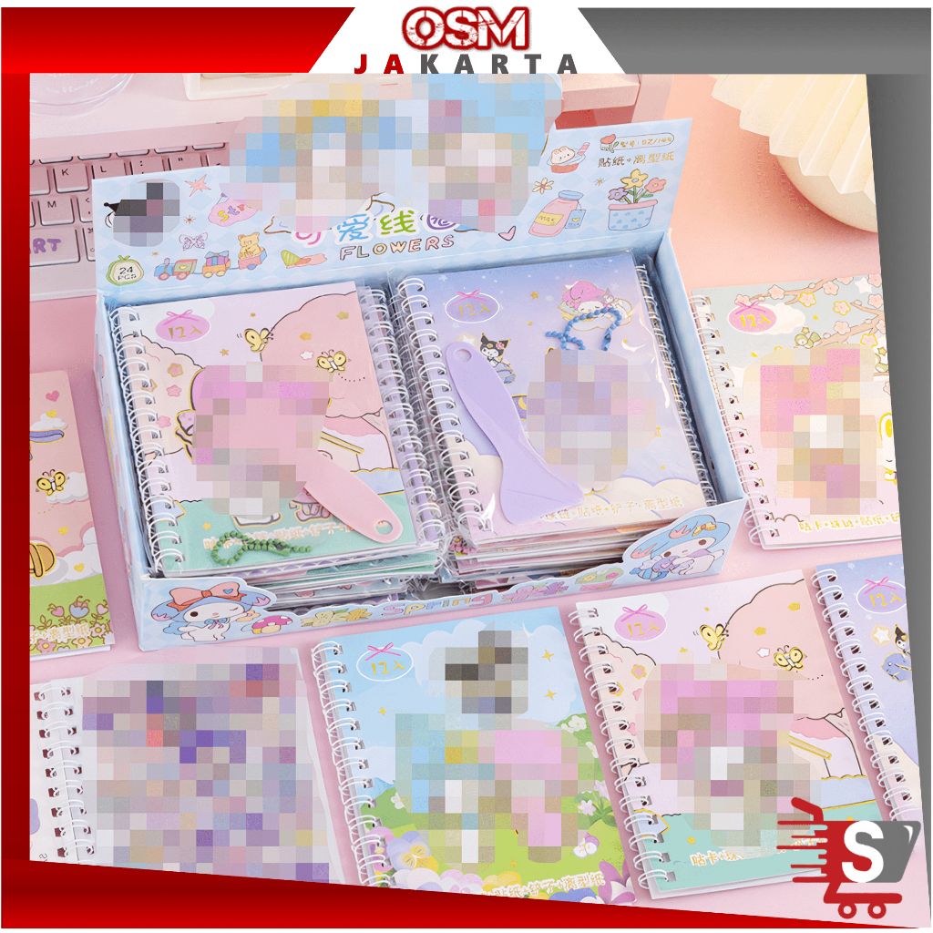 

OSM JKT 6605 Stiker Lucu Motif Karakter / Sticker Set Isi 12 Lembar / Set Mainan Edukasi Anak / Set Stiker 12 Lembar Unik Lucu