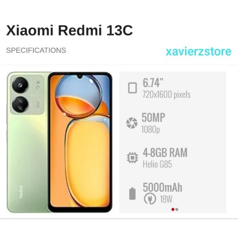 [PROMO] HP XIOMI REDMI 13C / xiomi redmi 13c Ram 8+128GB & 8+256GB