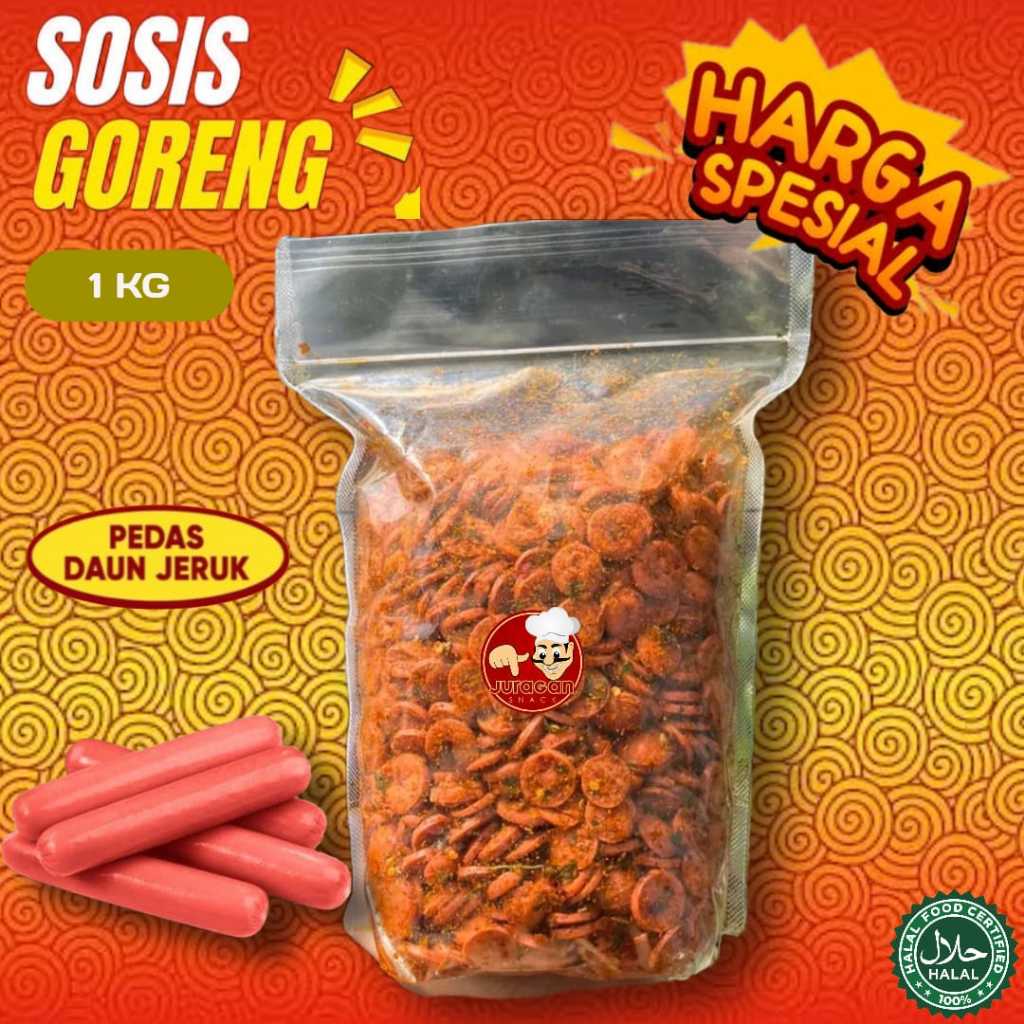 

Sosreng 1 KG Bumbu Gurih Pedas Daun Jeruk Sosis Goreng Bumbu Special