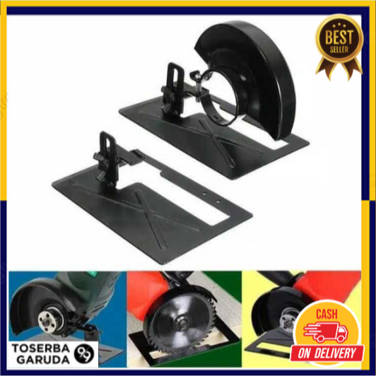 Adaptor Tapak Grenda Potong Kayu Bull / Adapter Gerinda Dudukan Gerinda Full Set  Cover Gerinda