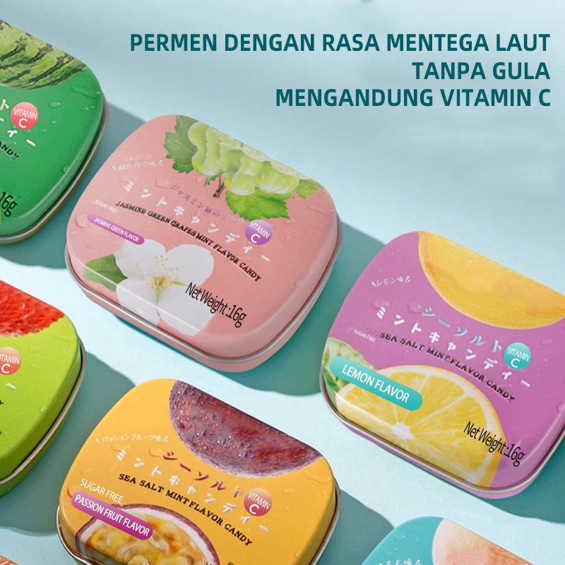 

Permen Mint Bebas Gula HALAL BPOM Banyak Variant Rasa Permen Import Bikin Nafas Segar Tidak Bau Candy Food Snacks