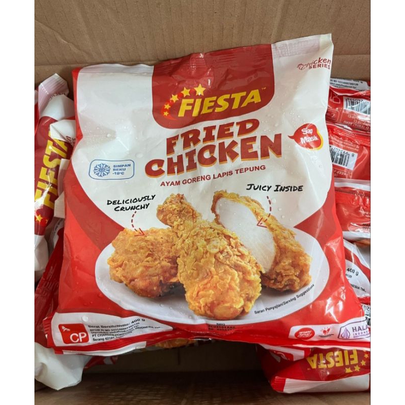 

Fiesta Fried Chicken isi 400gram