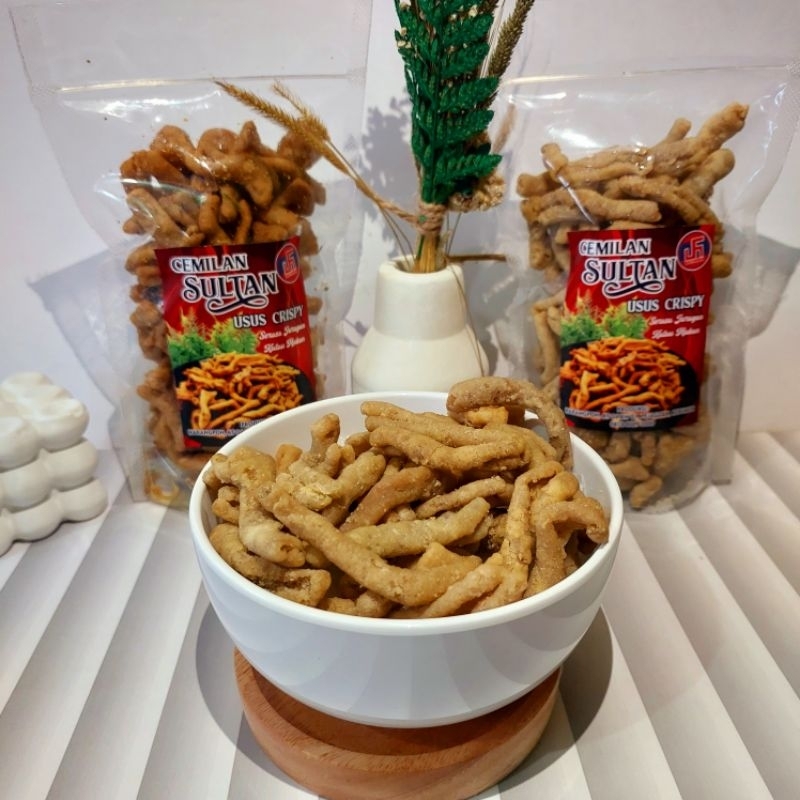 

Keripik Usus Crispy 250g Enak Renyah Gurih Cemilan Sultan Viral Kebumen