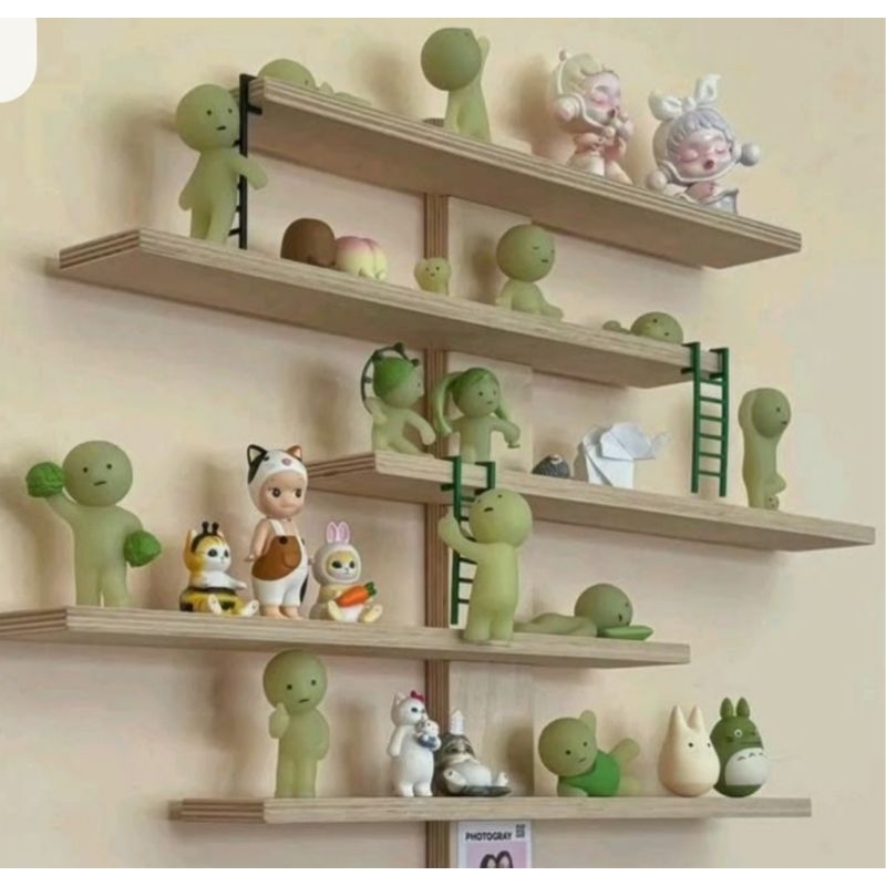 rak display boneka mini / rak  smiski house display Popmart funny angel / rak pajang miniatur