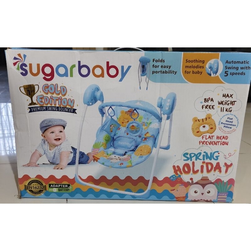 bouncher sugarbaby/automatic swing/dudukan bayi