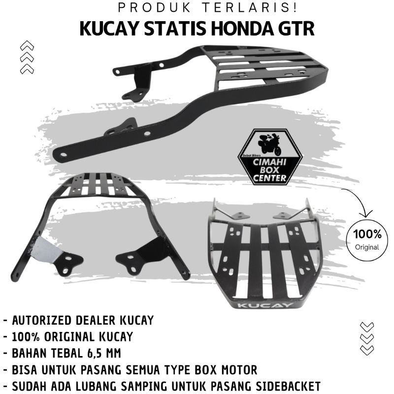 Bracket Breket Box Motor Honda Supra GTR 150 Original Kucay Support Box SHAD GIVI KAPPA