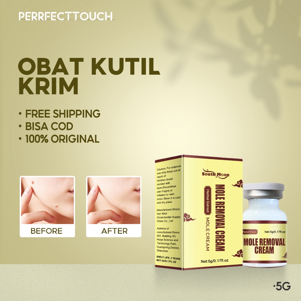 South Moon【100%ORI/COD】Obat Kutil 5g Krim Kutil Membersihkan Kulit Tahi Lalat Tahi Lalat Mata Ayam M