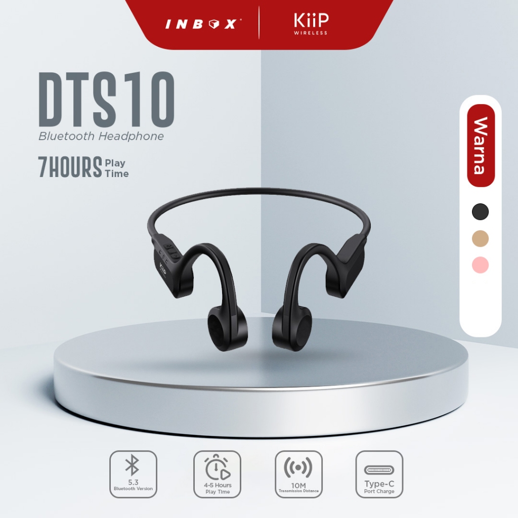 KiiP - TWS - DTS10 Bone Conduction Wireless Headphone