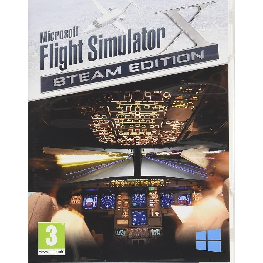 KASET DVD GAME PC: FLIGHT SIMULATOR X