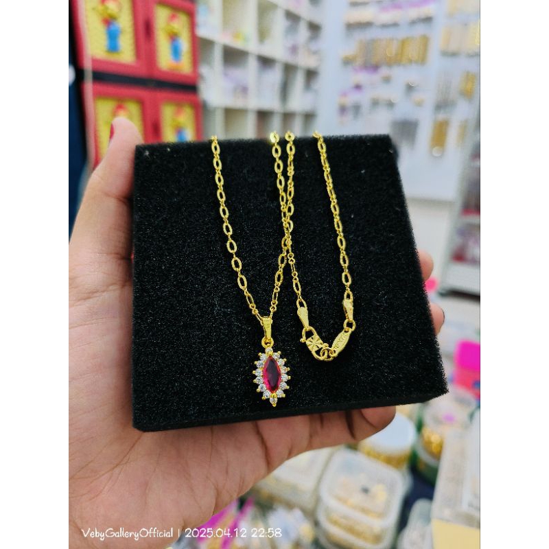 kalung yxy liontin yxy24k