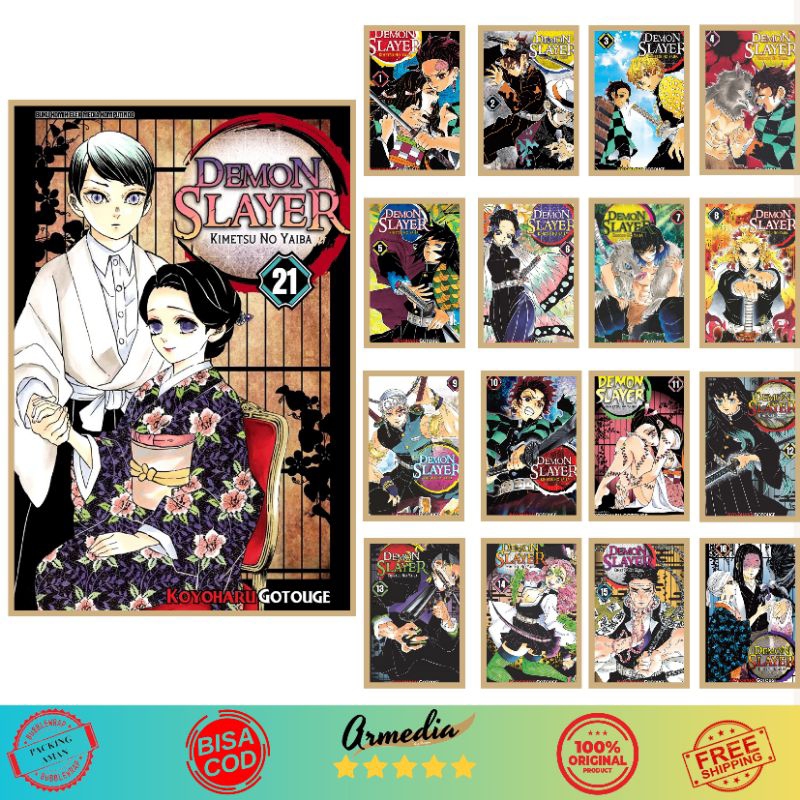 MANGA Demon Slayer Kimetsu no Yaiba (Bahasa Indonesia)