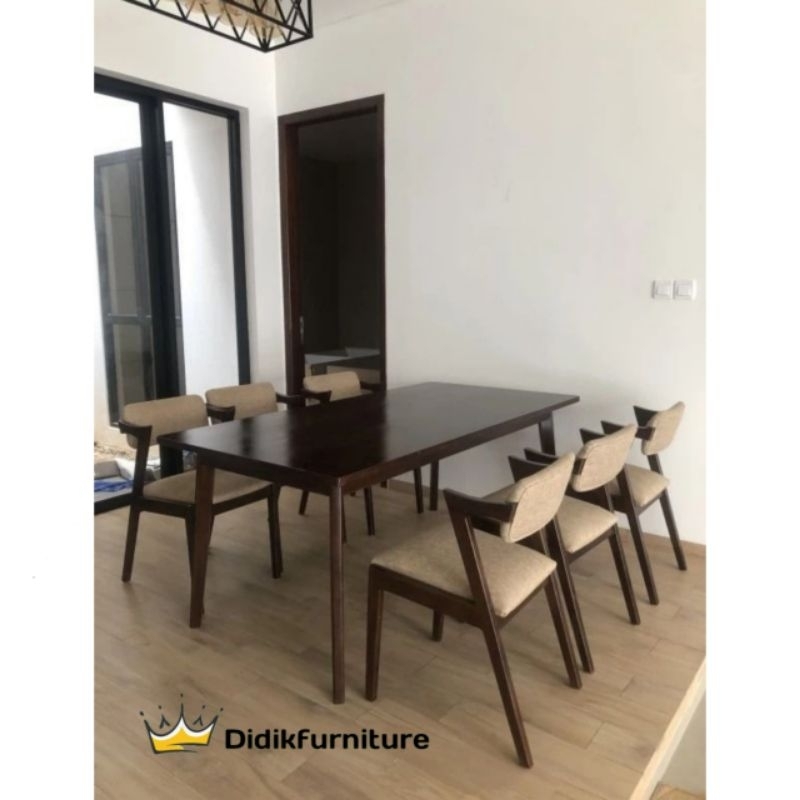 meja makan mewah kayu jati