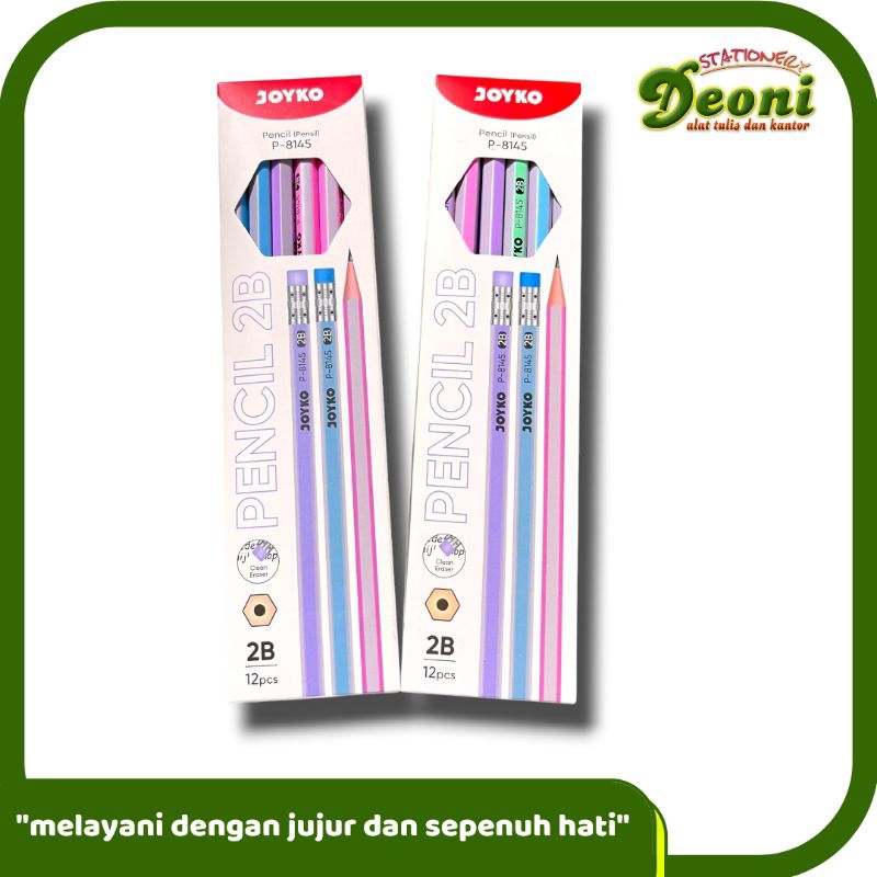 

JOYKO Pensil Pencil 2B P-8145 (1 Pack / 12 Pcs)