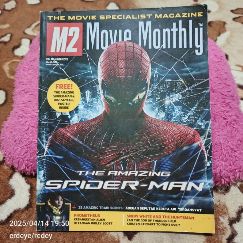 Majalah Movie Monthly dan Cinemags Cover Spiderman