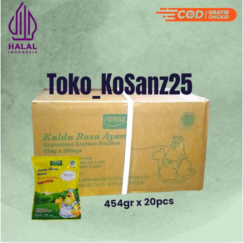 

Totole Kaldu Ayam 454gram / 454gr 1 DUS Isi 20 Pcs