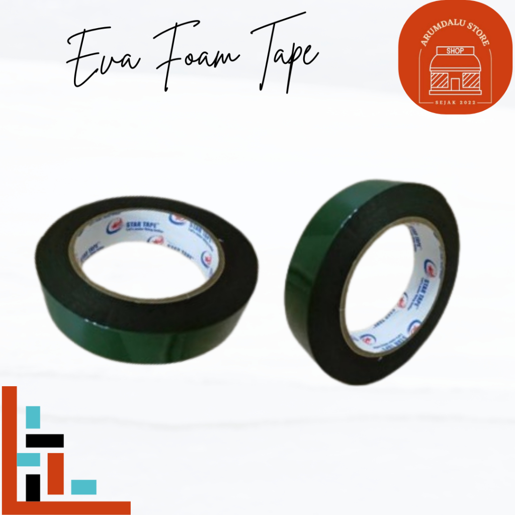 

EVA FOAM DOUBLE TAPE PE SPONS SEVEN STAR 12MM & 24 MM X 5 METER