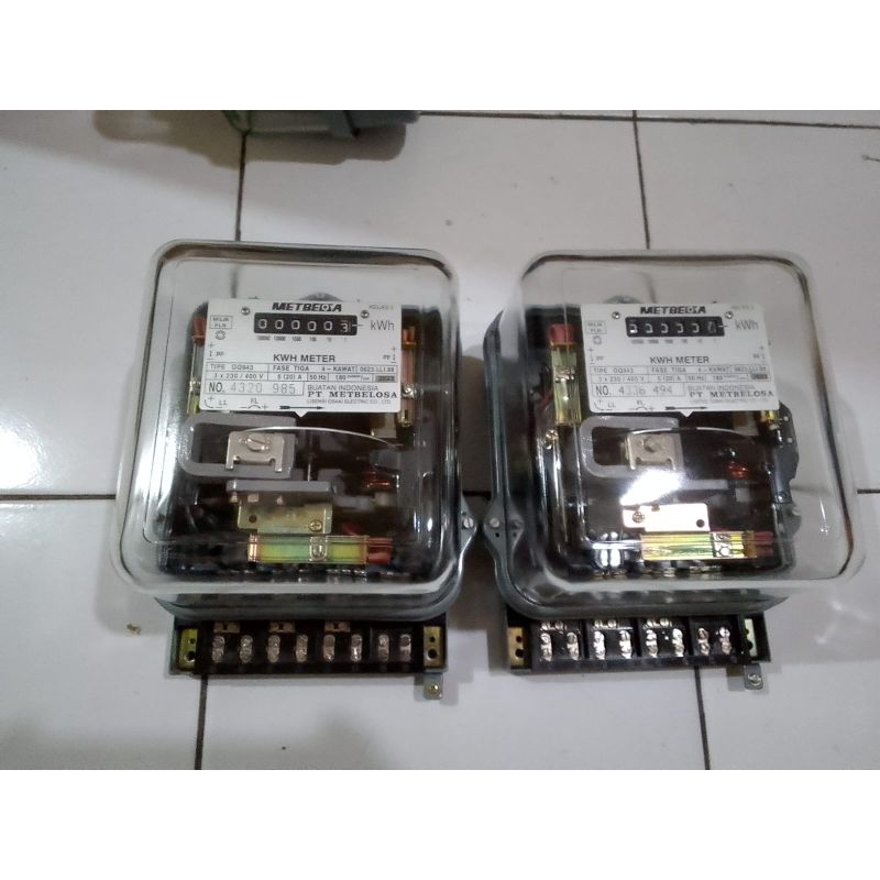 KWH meter merk metbelosa 5(20) 3phase single tarif