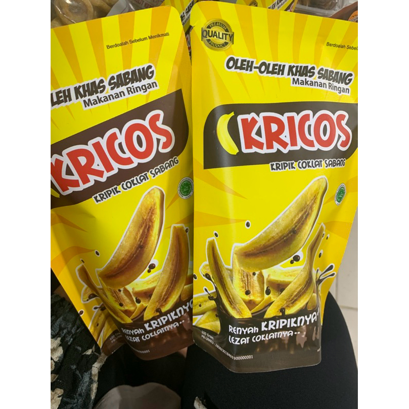 

keripik pisang coklat