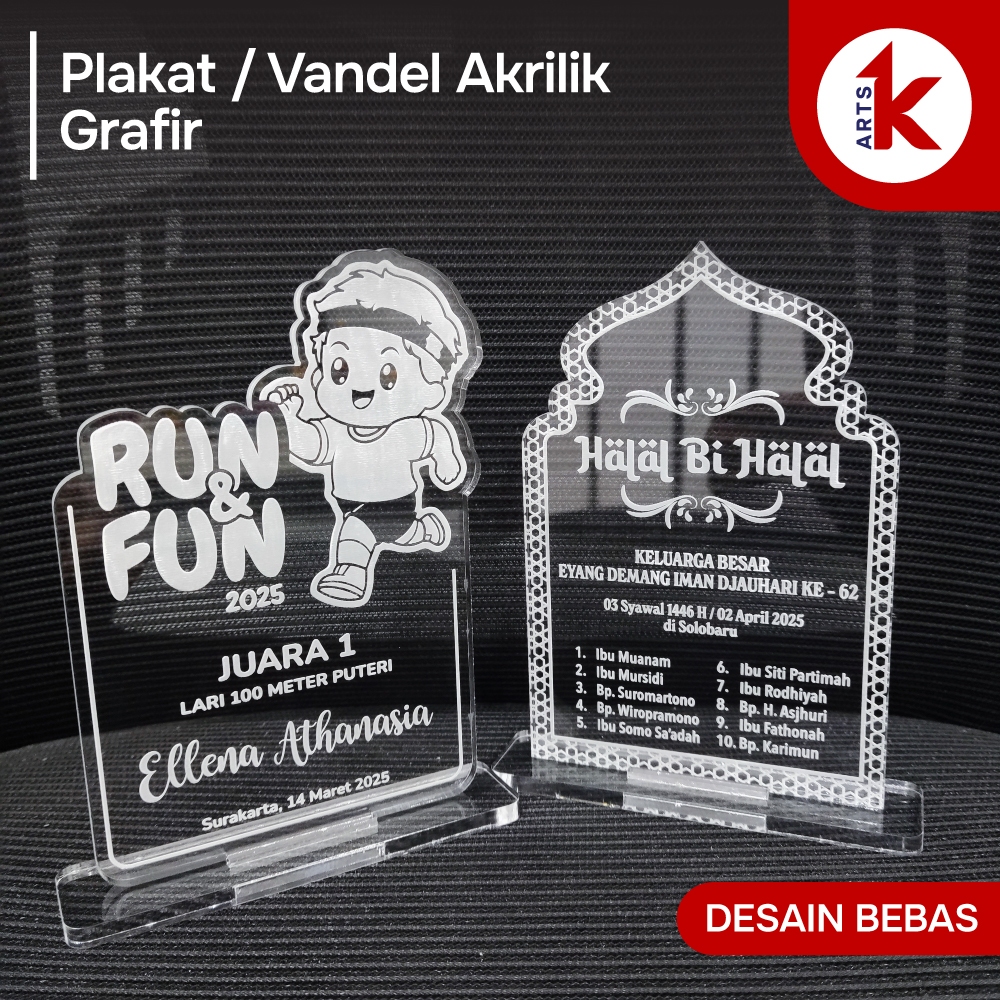 

Plakat Vandel Akrilik Grafir | Desain Bebas