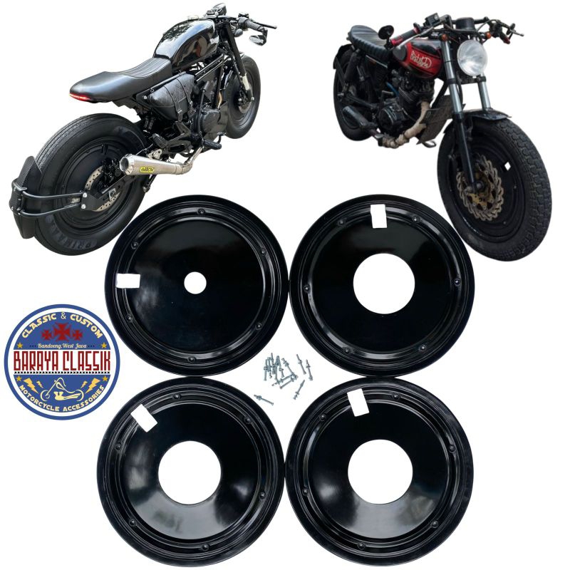 Wheeldop Ring 18 Motor Custom Caferacer,Bobber dan Bratcafe Include Baut