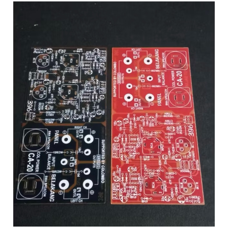 PCB Panel Belakang Input Balance CA-20 Tipe 396