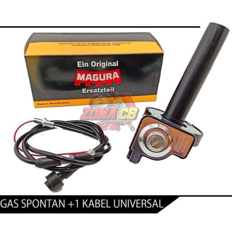 gas spontan magura original Thailand / gas kontan rx king fiz r / hangrip cnc / ninja rr r / cb gl n