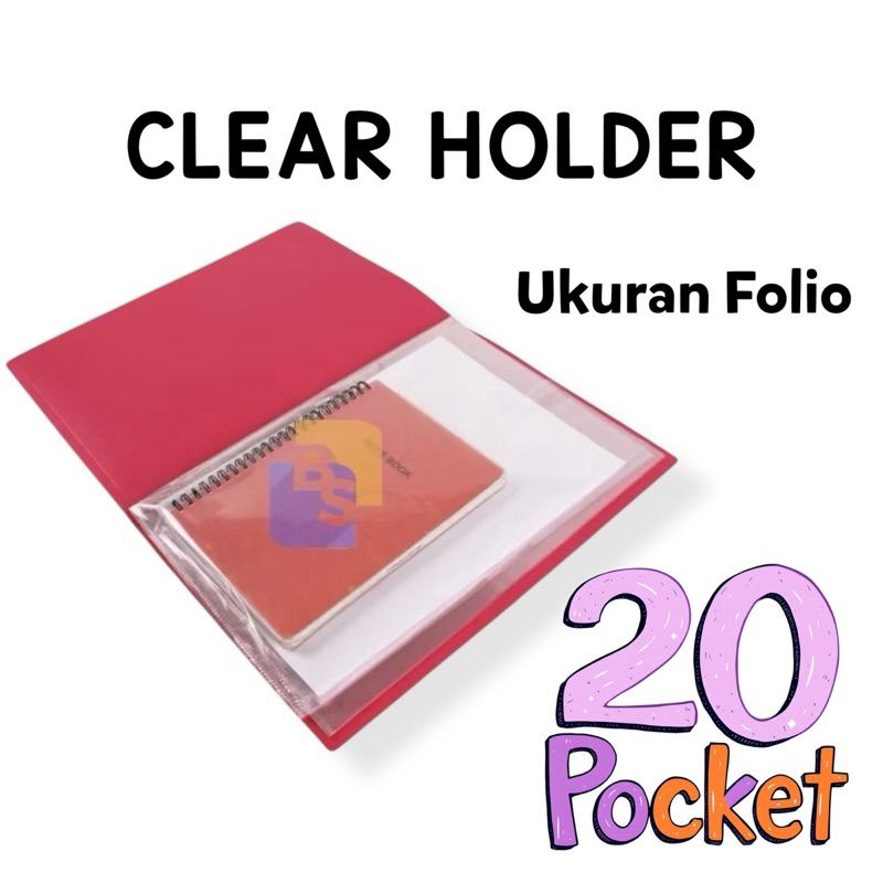 

Clear Holder Dataplus 20 Pocket Ukuran Folio - 1 Pcs