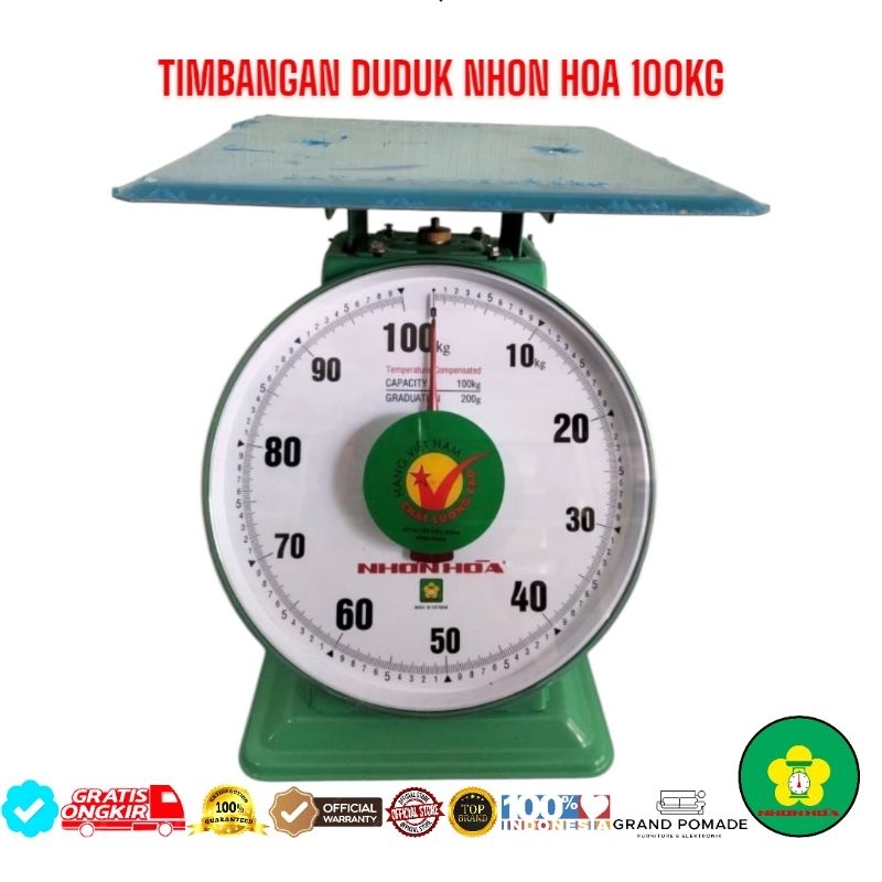 TIMBANGAN DUDUK NHON HOA 100KG