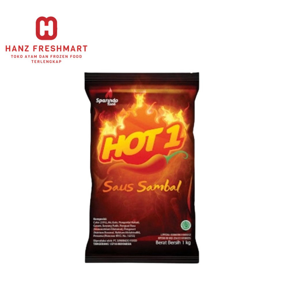 

Hot 1 Saus Sambal 1 kg - Hanz Freshmart