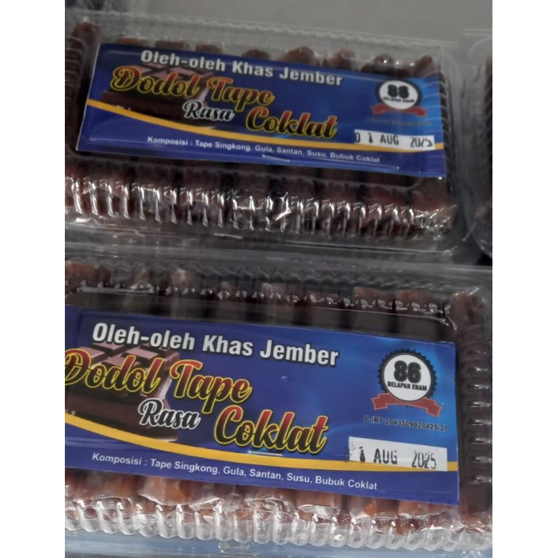 

dodol tape-rasa coklat