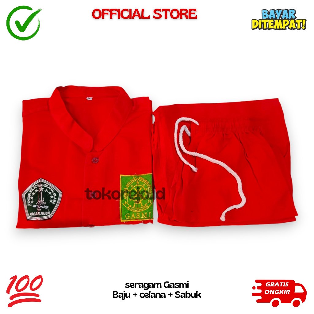 Seragam Gasmi / Seragam Pencak Silat / Baju Silat Gasmi