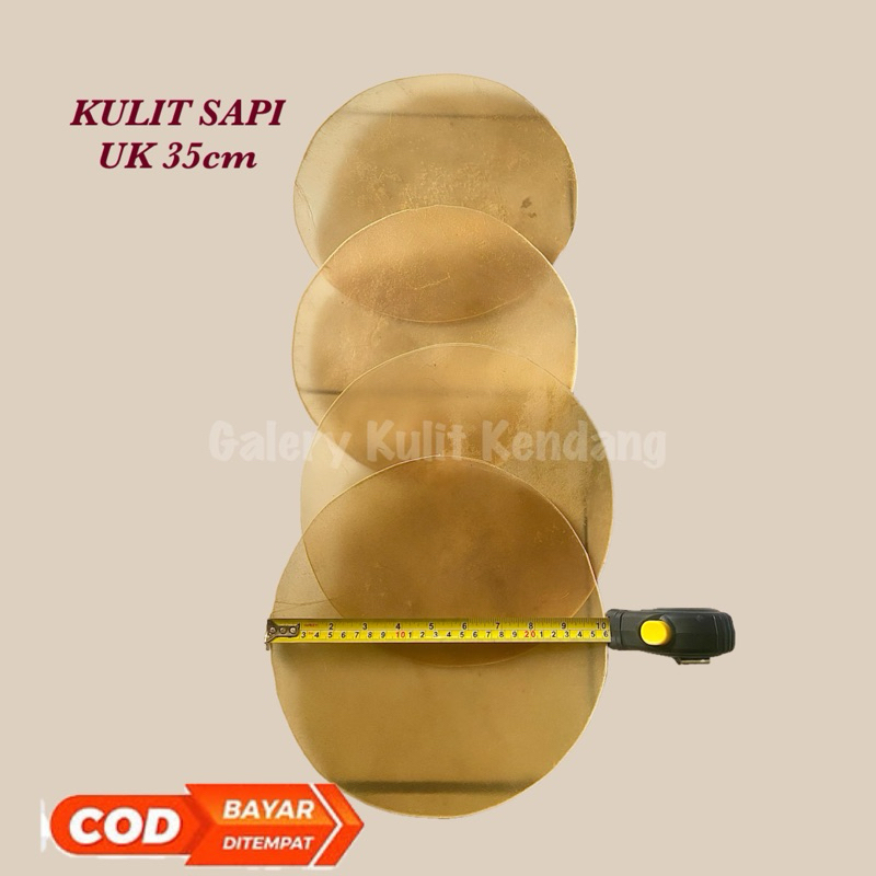 Kulit Sapi Bahan Kendang 35 CM